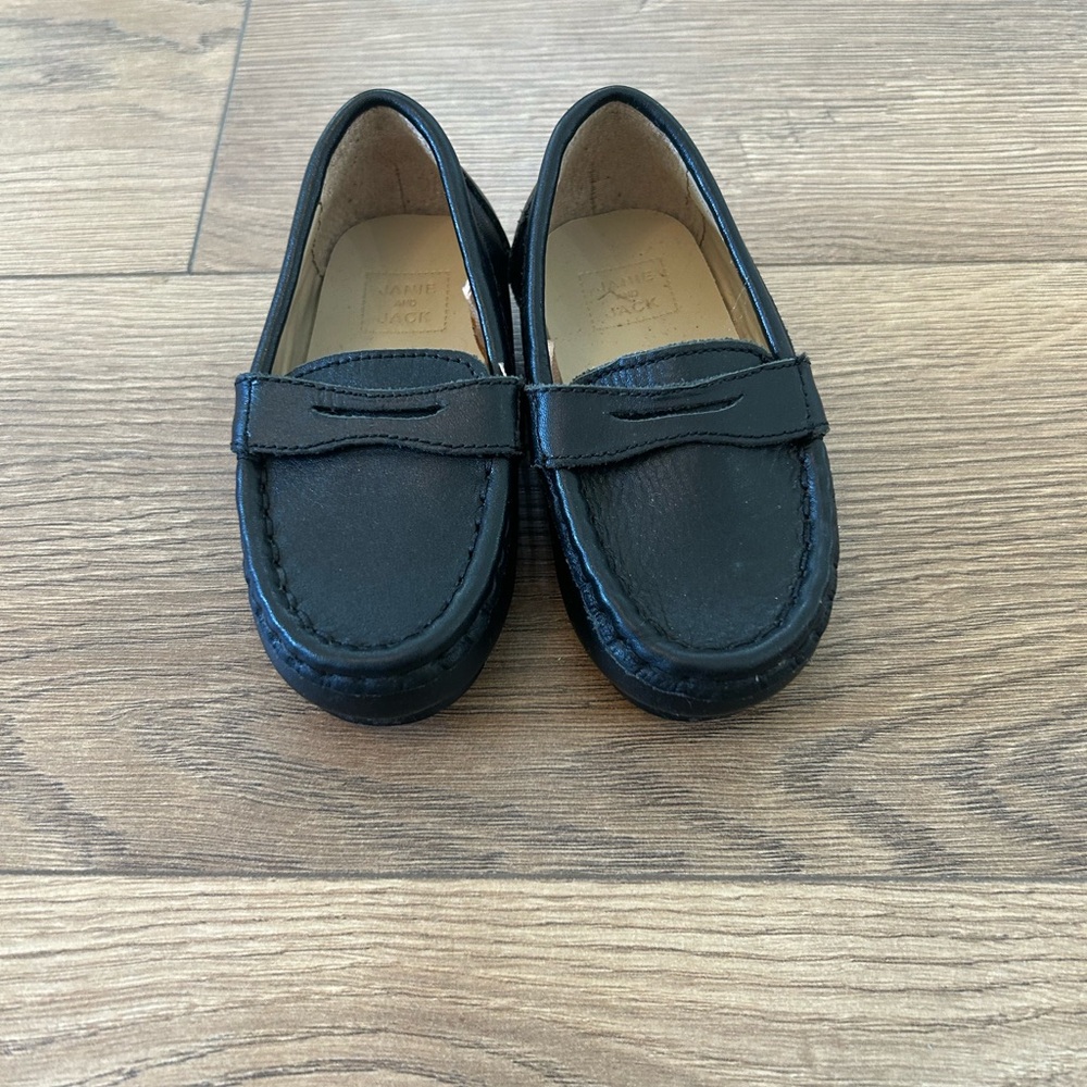 Janie and Jack Leather Penny Loafers